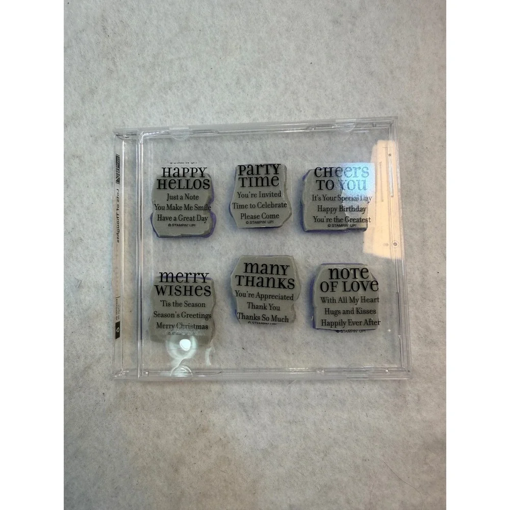 Huge Christmas Stamp Lot Stampin Up Inkadinkado Paper Studio Wood Clear Rubber